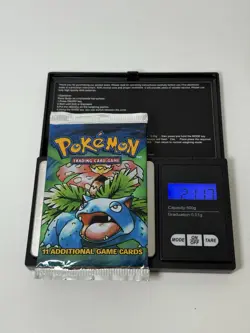 21.17g HEAVYU 1999 Pokemon Venusaur Art Base Set Booster Pack! Factory Sealed! - Image 1