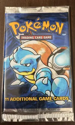1999 Pokemon BLASTOISE Base Set Booster Pack FACTORY SEALED super heavy hologram - Image 5