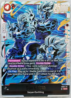 Dragon Ball Super TCG English FB08 SCR SR Alt Art R Alt Art Lot Son Goten NM - Image 2