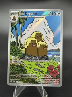 Alolan Dugtrio - 208/191 - Surging Sparks - Illustration Rare - NM - Pokemon TCG - Image 1