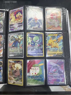 Pokemon Card Lot-396 Cards All HR SIR IR EX view Pictures Binder Included - Image 3