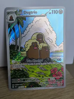 Pokemon TCG Alolan Dugtrio 208/191 Illustration Rare Surging Sparks NM - Image 1