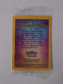 SEALED Ancient Mew Holo Promo Pokemon Card Unopened 2000 Movie - RARE Near Mint - Image 2
