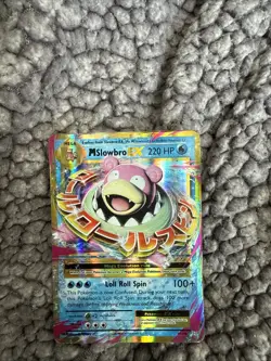 Pokemon TCG M Slowbro EX Mega XY Evolutions Ultra Rare Holo Card 27/108 - Image 1