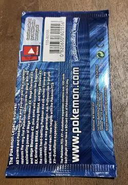Pokemon TCG XY Evolutions Booster Pack Blastoise Art Factory Sealed 10 Cards - Image 2