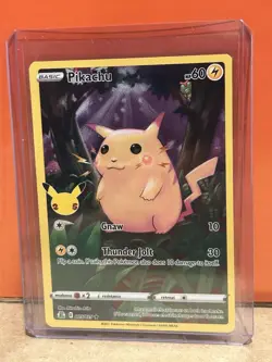 Pokemon TCG Celebrations Pikachu Holo Rare Card 005/025 25th Anniversary NM - Image 1