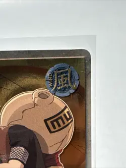 2002 SHONEN JUMP'S NARUTO #112 GAARA OF THE DESERT TCG NM Card Rare Gold Foil - Image 4