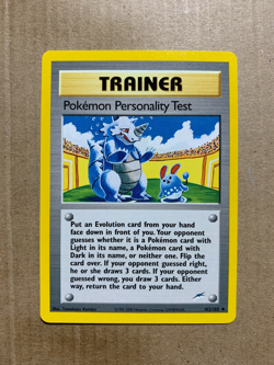 Pokemon Personality Test 102/105 Neo Destiny - Uncommon Pokemon Card - NM/Mint - Image 1