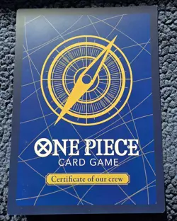 One Piece Luffy Promo Crew Certificate Jumbo Oversized Card 1/1000 - Image 2