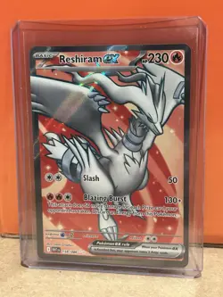 Pokemon TCG Reshiram EX 158/86 White Flare Ultra Rare Card NM Condition - Image 1