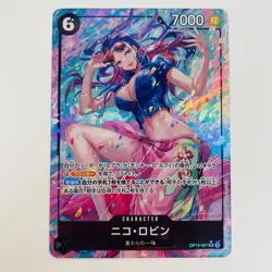 Nico Robin (Alt Art) OP12-087 SR Legacy of the Master ONE PIECE Card Japanese NM - Image 1