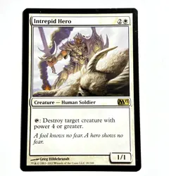 Intrepid Hero 20 R Magic 2013 (M13) Magic the Gathering MTG LP - Image 1