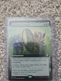 Springleaf Parade (Extended Art) Commander: Lorwyn Eclipsed Regular - Image 1