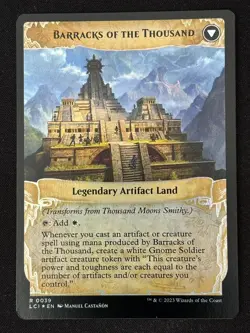 1x MTG Thousand Moons Smithy (Foil) - The Lost Caverns of Ixalan (LCI) #39 - Image 2
