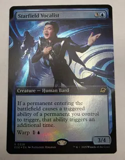 Starfield Vocalist (Extended Art) Edge of Eternities Foil Never Played 0328 - Image 1