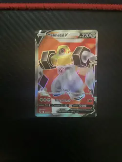Melmetal V (Full Art) Ultra Rare Pokemon GO 075/078 NM - Image 1