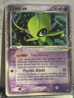Celebi EX 17/17 Pop Series 2 Holo Rare Pokemon TCG Promo Card - Image 1
