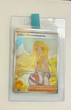 Pokemon Lillie’s Determination 184/132 SIR Mega Evolutions Pack Fresh Mint - Image 3