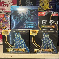 Pokemon Mega Evolution/Phantasmal Flames ETB Enhanced Booster Box SEALED New LOT - Image 1