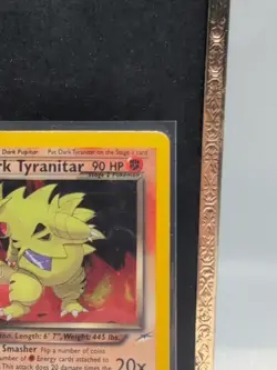 Pokemon Dark Tyranitar Holo Rare Card 11/105 Neo Destiny Vintage 2000 WOTC LP - Image 3