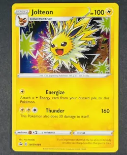 POKEMON Jolteon SWSH094 Sword & Shield Battle Styles Holo Promo Card - Image 1