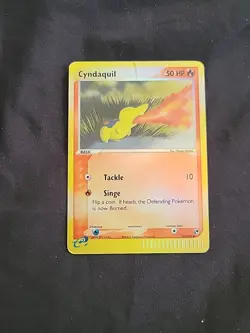 Cyndaquil Sandstorm e-Series Near Mint 59/100 Reverse Holo Pokemon Common - Image 1