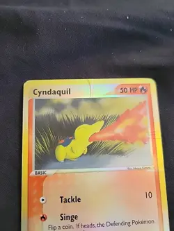 Cyndaquil Sandstorm e-Series Near Mint 59/100 Reverse Holo Pokemon Common - Image 5