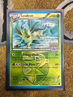 Pokemon Leafeon 11/116 City Championships STAFF Promo Holofoil Lightly Played - Image 1