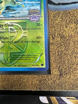 Pokemon Leafeon 11/116 City Championships STAFF Promo Holofoil Lightly Played - Image 4
