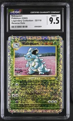 Pokemon Nidoqueen Legendary Reverse Holo Rare #32 CGC 9.5 - Image 1