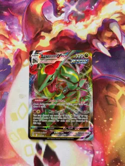 Pokemon TCG Rayquaza VMAX 111/203 Evolving Skies Near Mint Pack Fresh - Image 1