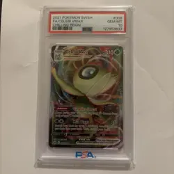 2021 POKEMON SWORD & SHIELD CHILLING REIGN #008 FULL ART/CELEBI VMAX PSA 10 - Image 2