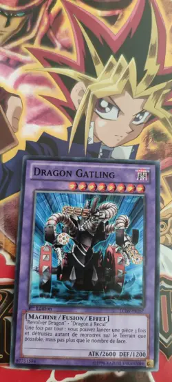 Carte Yu-Gi-Oh! Dragon Gatling LCJW-FR267 1ere Edition Commune Francaise NM - Image 1
