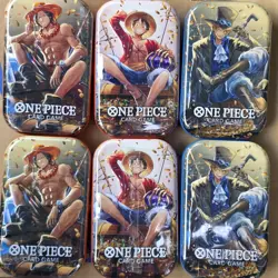 One Piece Tin Pack Set Vol 2, 1 Set of 3 | TS-02 OP-13 | Factory Sealed | Bandai - Image 1