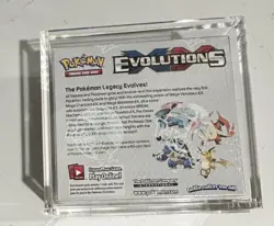 Pokemon TCG XY Evolutions Factory Sealed Booster Box In Acrylic Sealed Case - Image 3