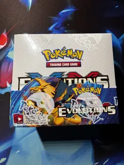 Pokemon TCG XY Evolutions Booster Box (36 Packs) Factory Sealed w/ Acrylic Case - Image 3
