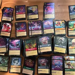 Disney Lorcana -Foil Rares And SR- huge lot of 1200- R/SR/&Foil R/SR- Sets 1-8 - Image 2