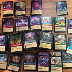 Disney Lorcana -Foil Rares And SR- huge lot of 1200- R/SR/&Foil R/SR- Sets 1-8 - Image 3