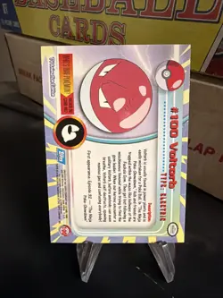 VOLTORB #100 Holo Foil 1999 Pokemon Topps Series 1 TV Animation Edition Card - Image 2