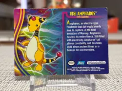2001 Topps Pokemon Johto Series 1 #181 Ampharos (Silver Foil/Holo) Blue Logo MP - Image 2