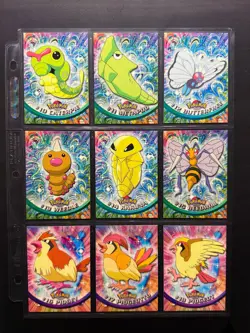 topps Pokemon TV Animation Edition Series 1 Non Holo Foil Black Logo You Choose - Image 2