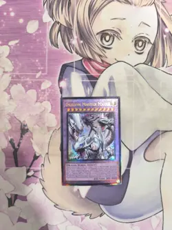 DRAGON MASTER MAGIA 1ST EDITION PRISMATIC ULTIMATE RARE RA04-EN055 YUGIOH NM!! - Image 1