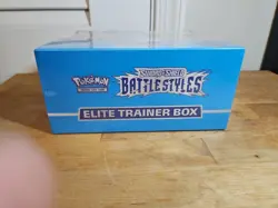 POKEMON TCG BATTLE STYLES BLUE FACTORY SEALED ELITE TRAINER BOX ETB - Image 5