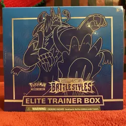 POKEMON TCG BATTLE STYLES BLUE FACTORY SEALED ELITE TRAINER BOX ETB - Image 1