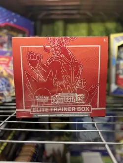 POKEMON TCG BATTLE STYLES RED FACTORY SEALED ELITE TRAINER BOX ETB - Image 1