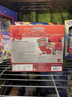 POKEMON TCG BATTLE STYLES RED FACTORY SEALED ELITE TRAINER BOX ETB - Image 4