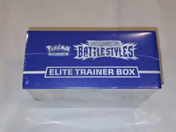 POKEMON TCG BATTLE STYLES BLUE FACTORY SEALED ELITE TRAINER BOX ETB - Image 4