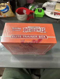 Factory Sealed Pokemon TCG Battle Styles (Red) Elite Trainer Box (ETB) - Image 3