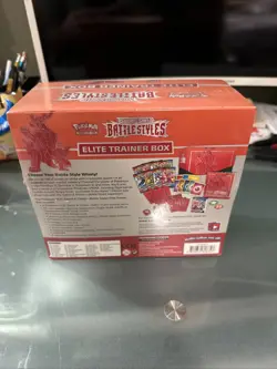 Factory Sealed Pokemon TCG Battle Styles (Red) Elite Trainer Box (ETB) - Image 5