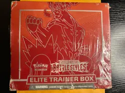 Factory Sealed Pokemon TCG Battle Styles (Red) Elite Trainer Box (ETB) - Image 1
